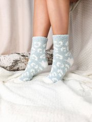 Теплі м'які шкарпетки з ефектом "ТРАВКА" махрові на флісі Shato Lady Cozy Socks